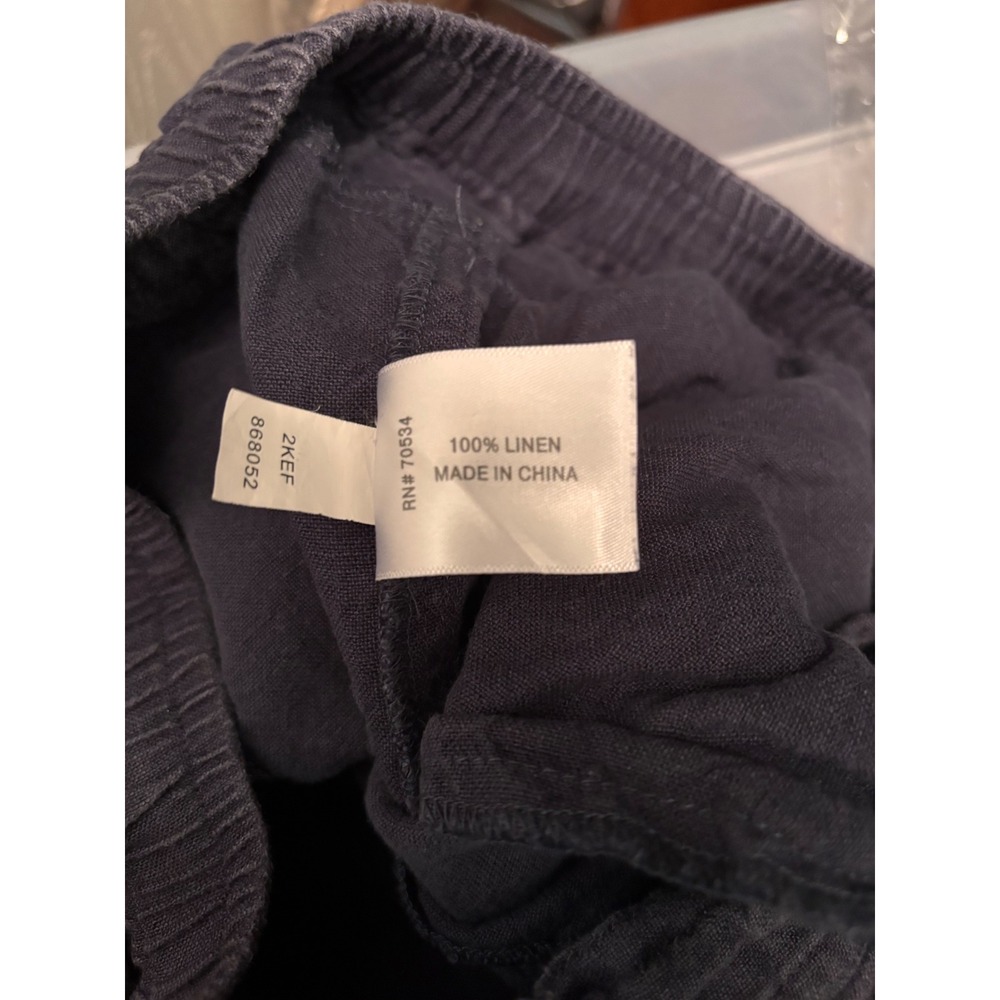 Orvis Black 100% Linen Pants Size XS - Picture 10 of 10